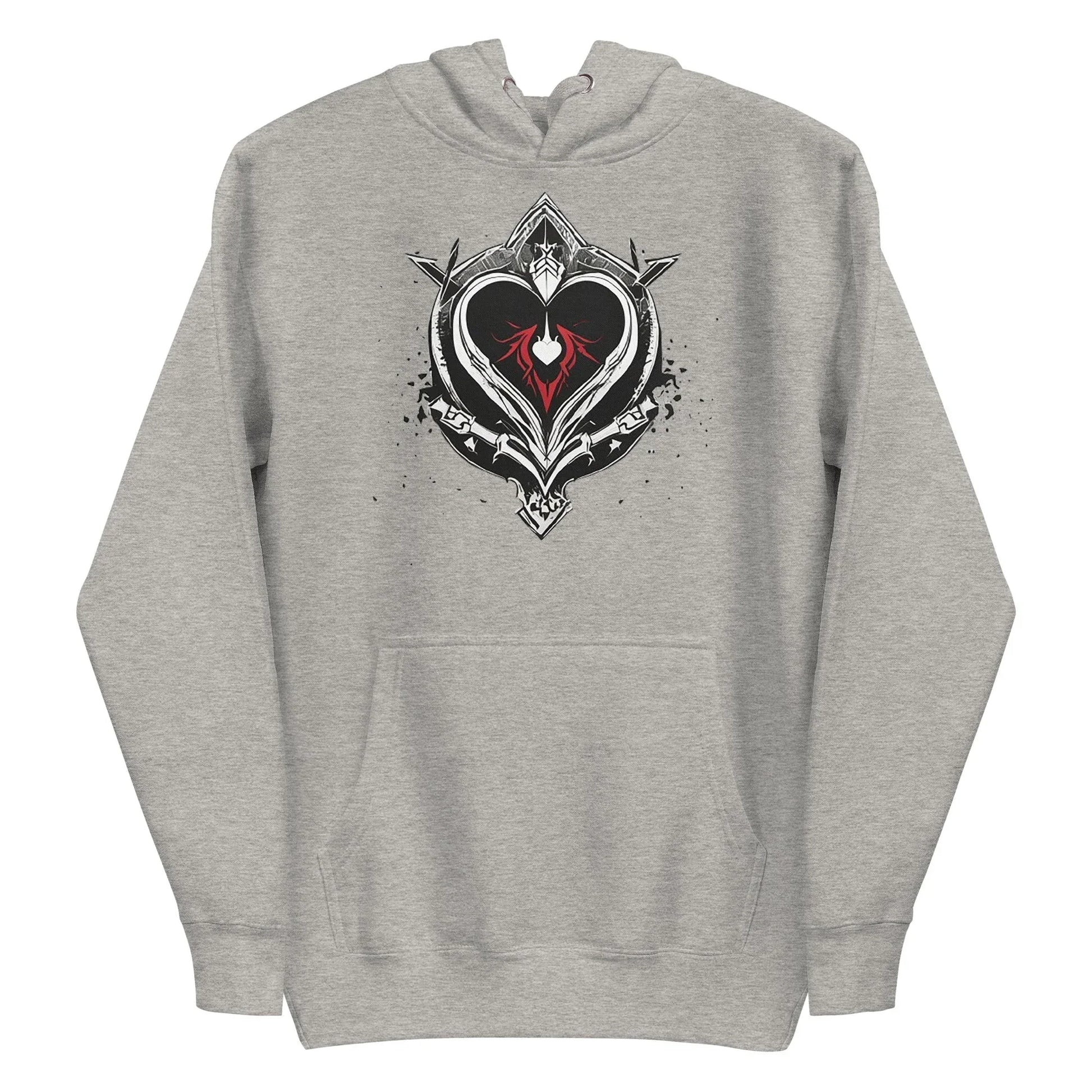 Unisex | Black Heart Candle Hoodie - AwRans Clothing