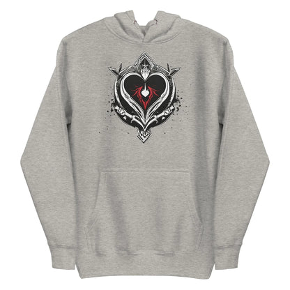 Unisex | Black Heart Candle Hoodie - AwRans Clothing