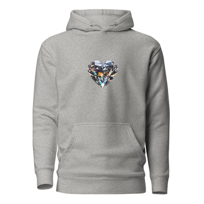 Unisex | Diamond Heart Hoodie - AwRans Clothing