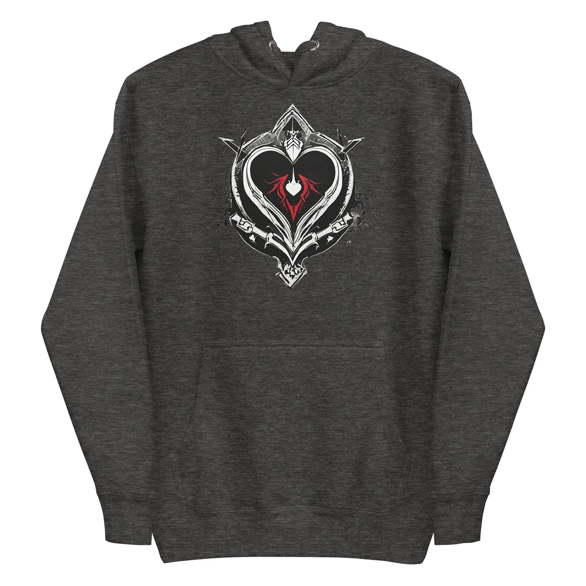 Unisex | Black Heart Candle Hoodie - AwRans Clothing