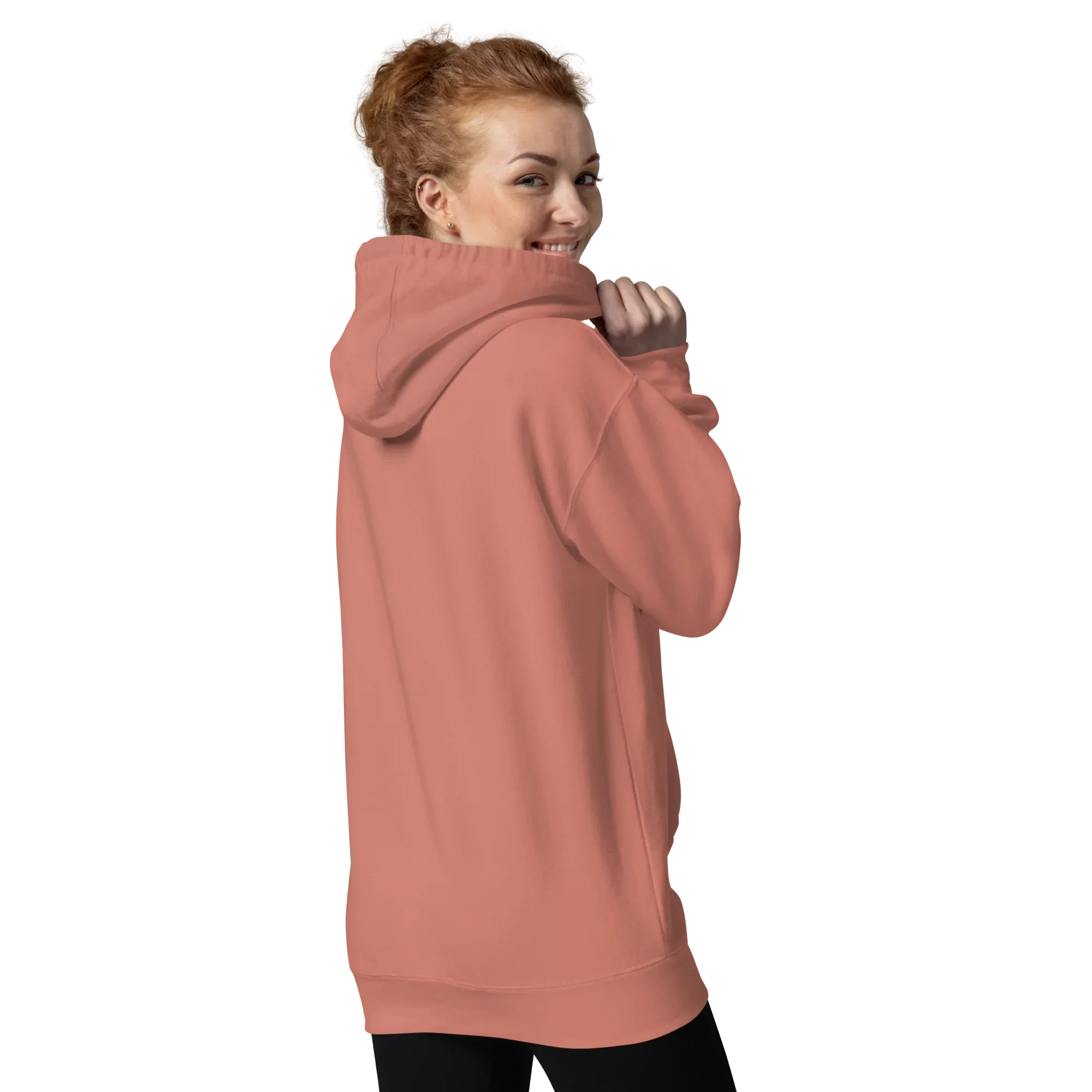 RS | Cotton Face Hoodie Hoodie AwRans Clothing unisex-premium-hoodie-dusty-rose-back-65a96e6e81e71