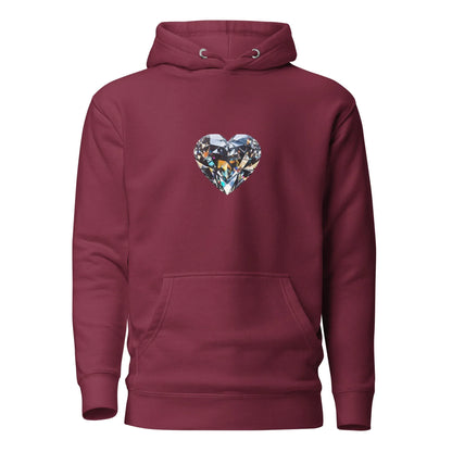 Unisex | Diamond Heart Hoodie - AwRans Clothing