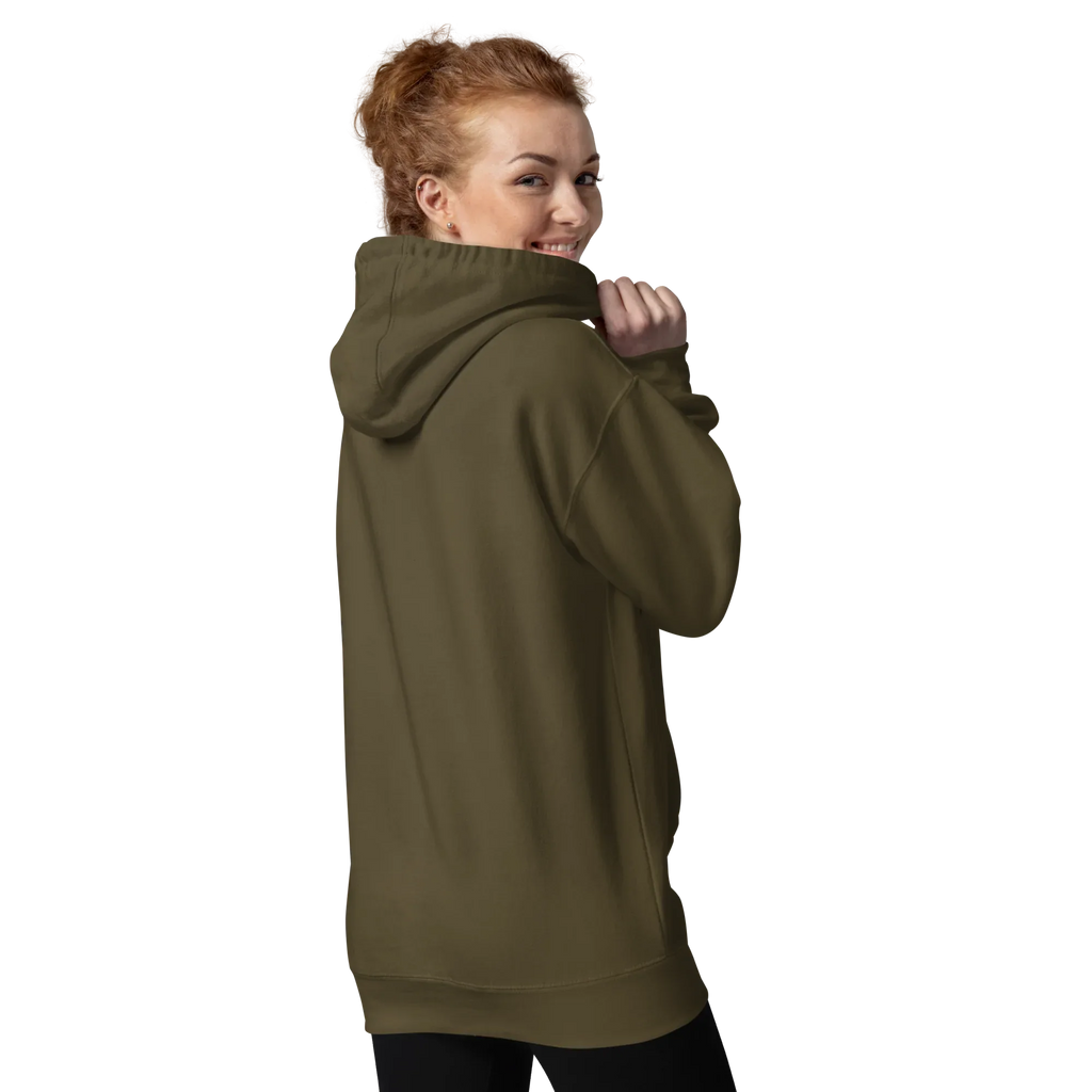 RS | Cotton Face Hoodie Hoodie AwRans Clothing unisex-premium-hoodie-military-green-back-65a96e6e7a037