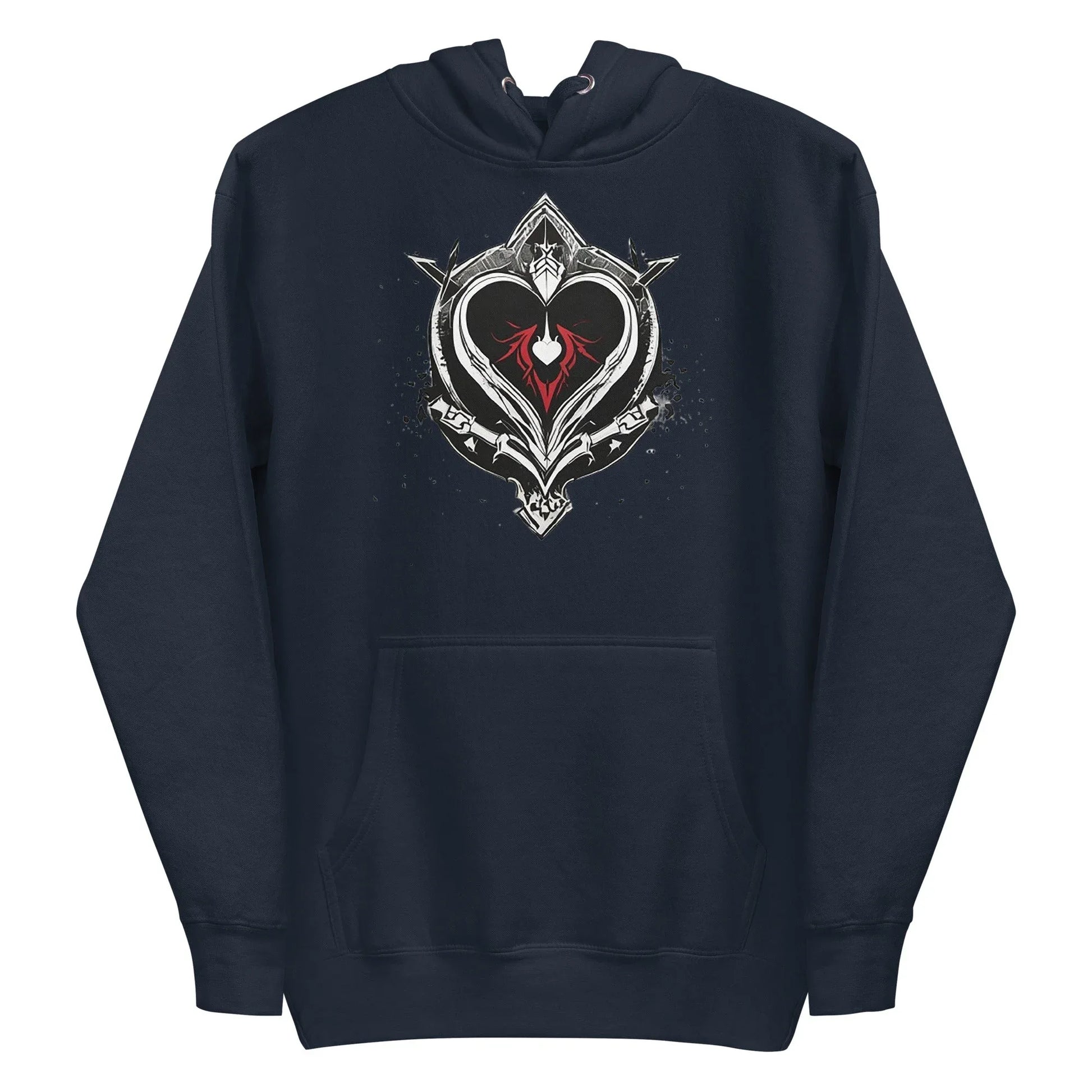 Unisex | Black Heart Candle Hoodie - AwRans Clothing