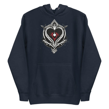 Unisex | Black Heart Candle Hoodie - AwRans Clothing