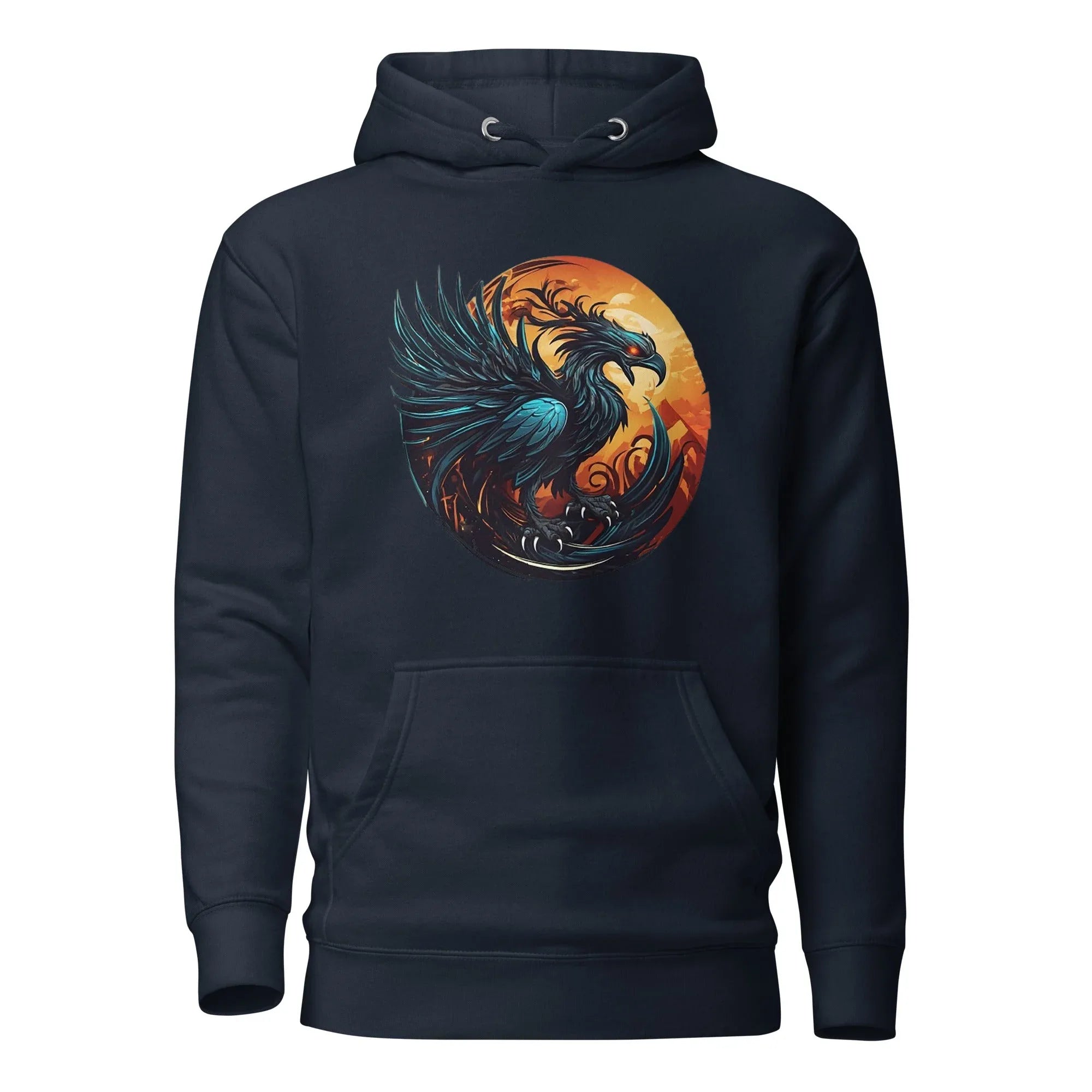 Unisex | Phoenix Hoodie Navy Blazer hoodie AwRans Clothing unisex-premium-hoodie-navy-blazer-front-65f5bf6b17c4e
