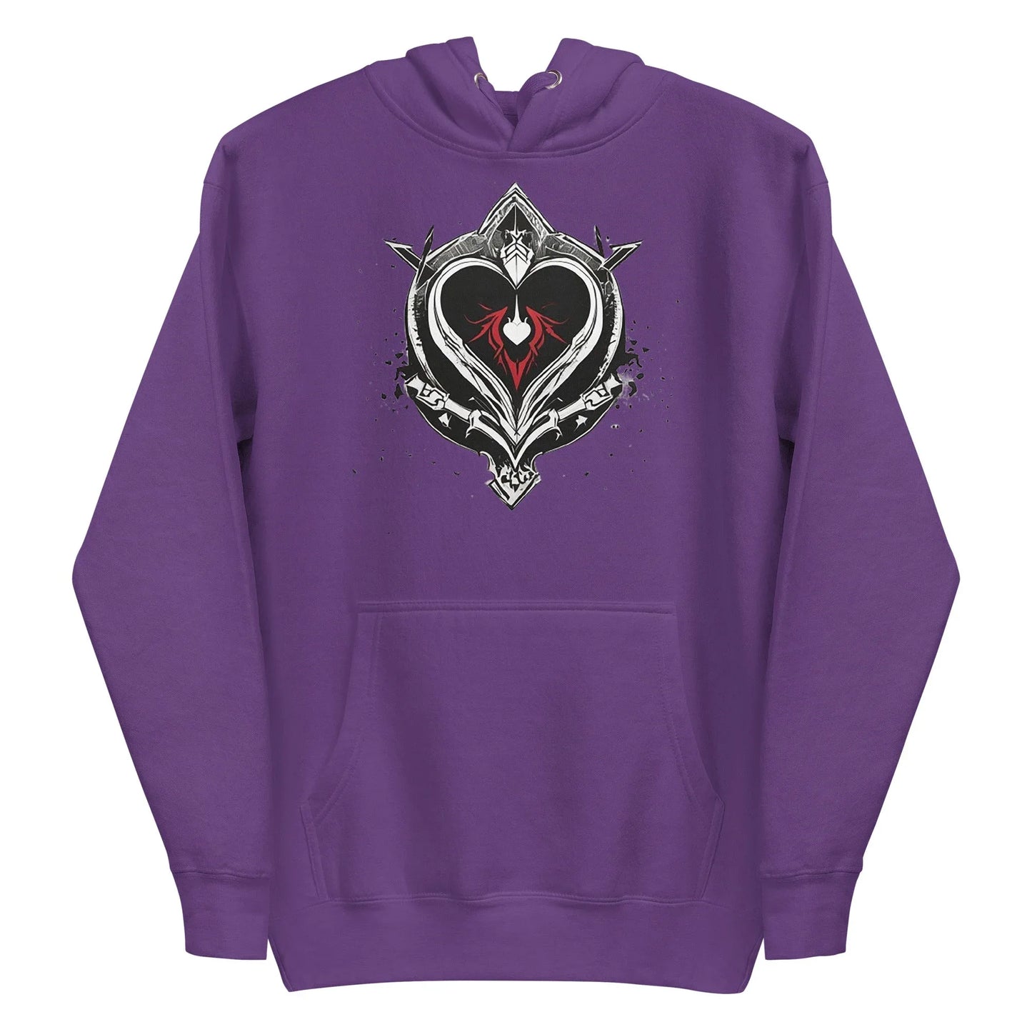 Unisex | Black Heart Candle Hoodie - AwRans Clothing