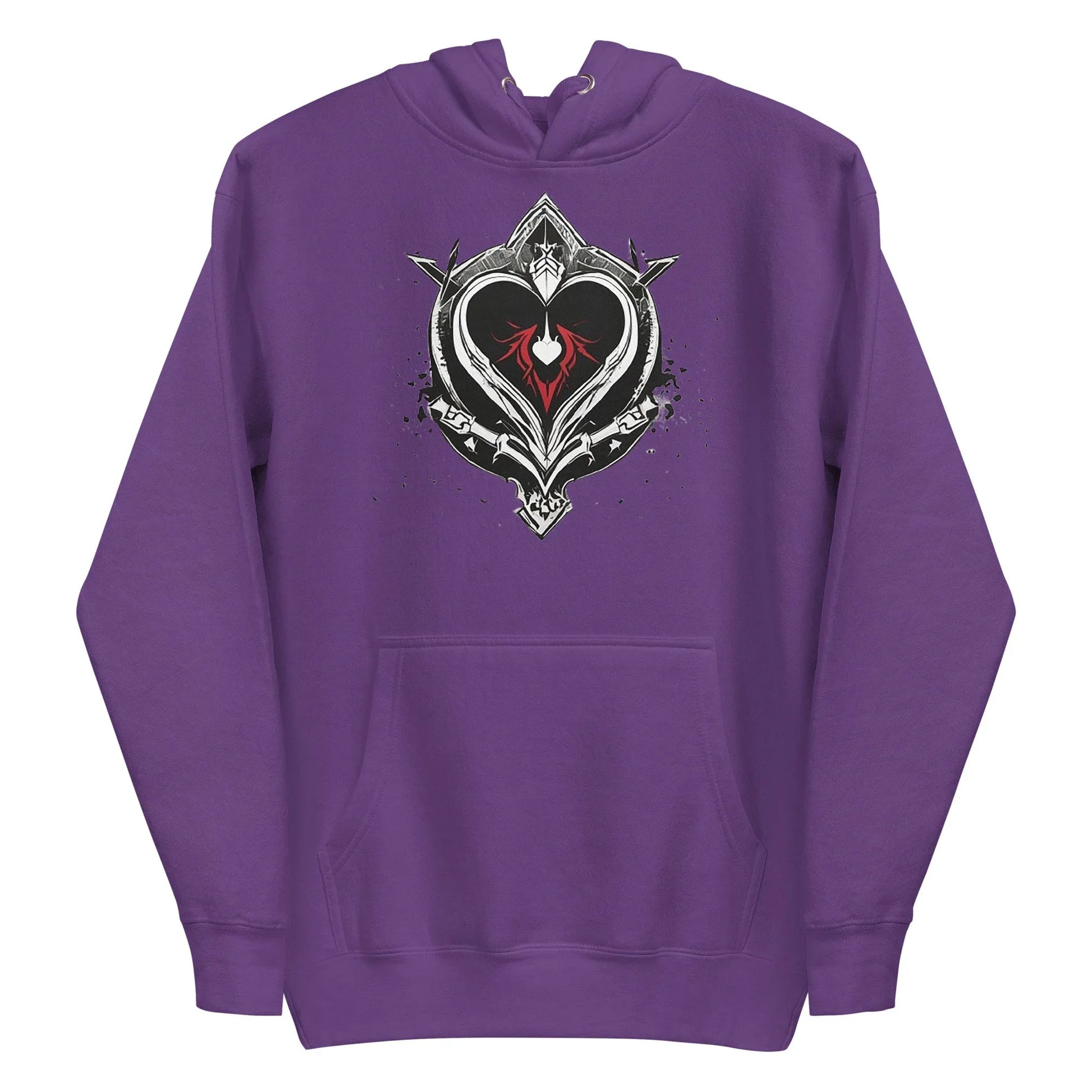 Unisex | Black Heart Candle Hoodie - AwRans Clothing