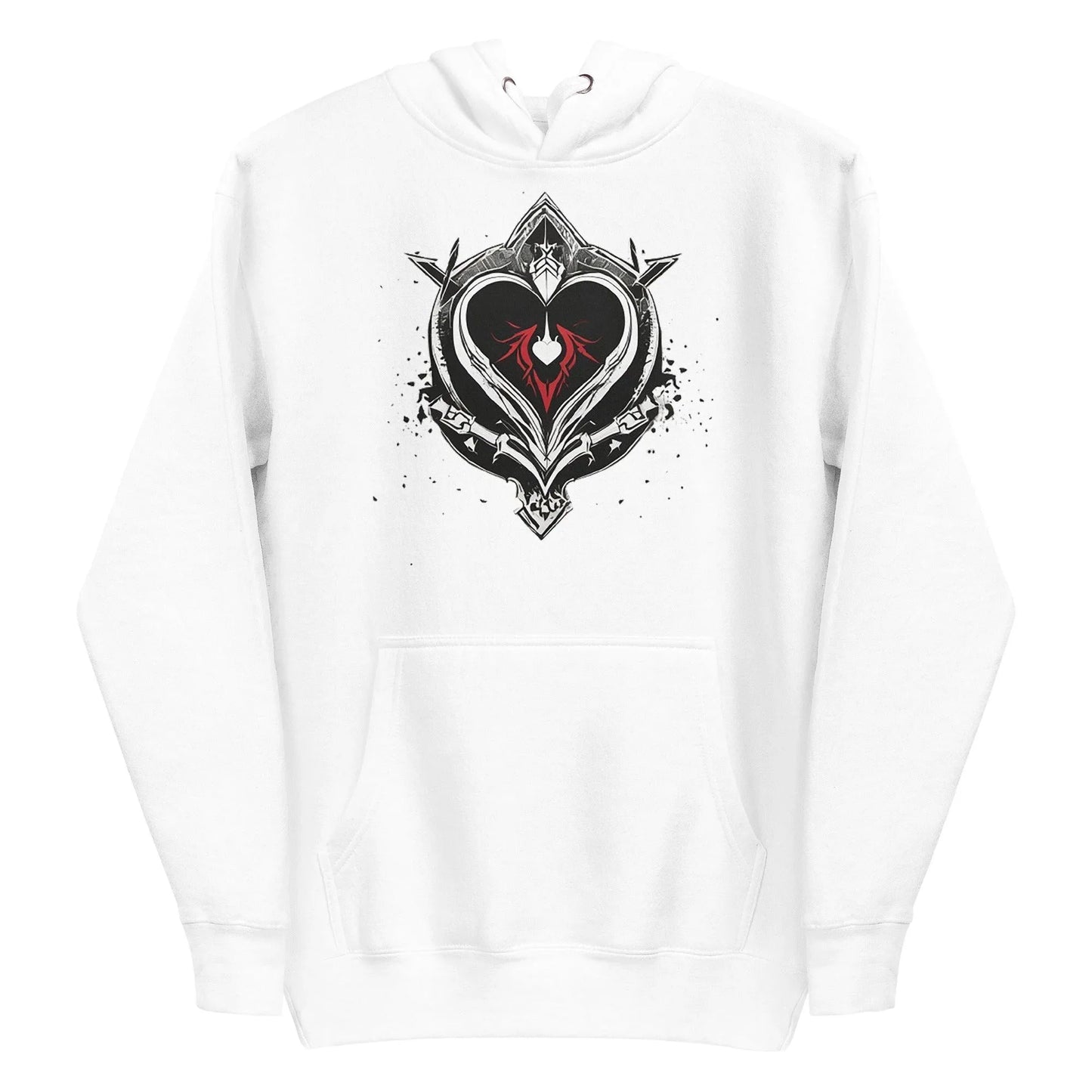 Unisex | Black Heart Candle Hoodie - AwRans Clothing