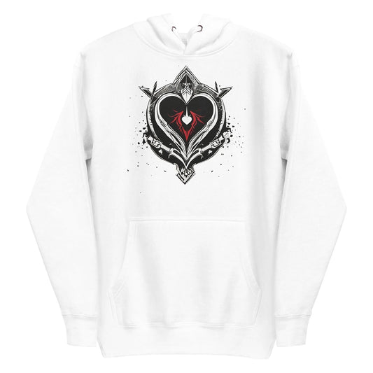 Unisex | Black Heart Candle Hoodie - AwRans Clothing
