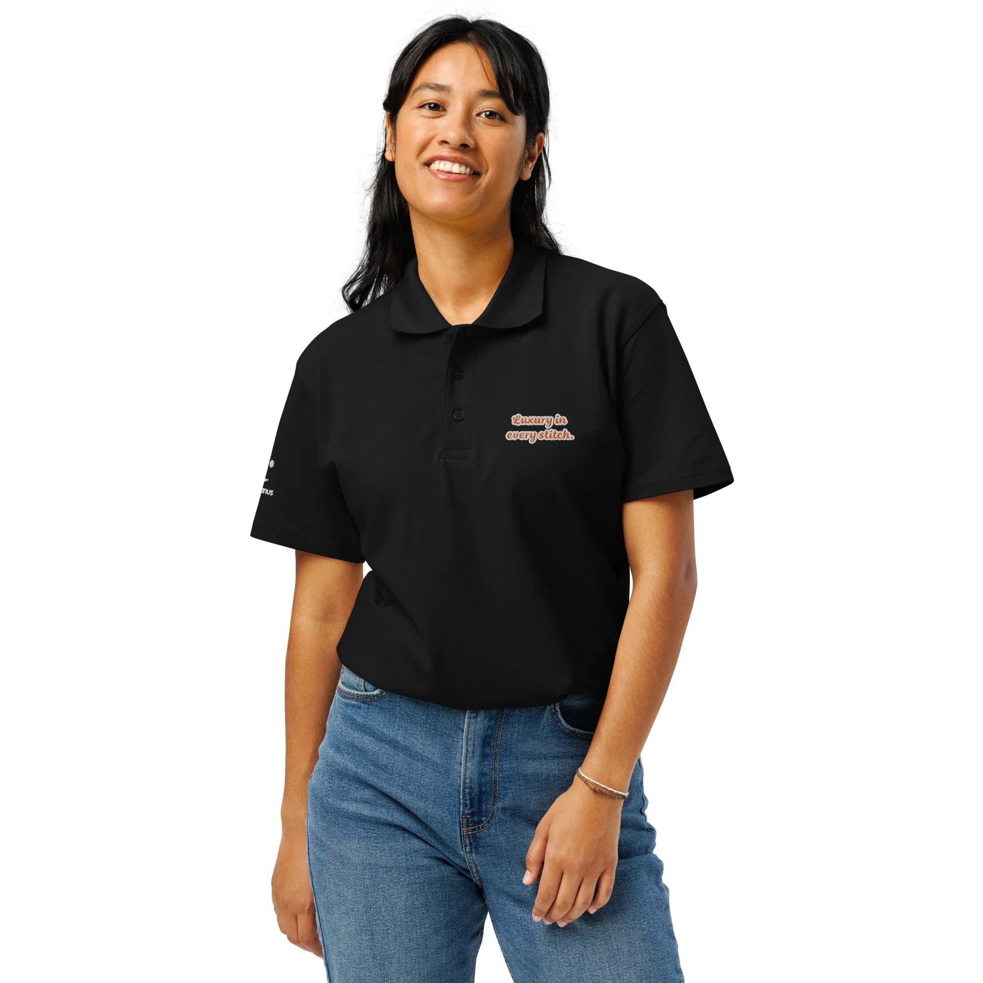 Luxury in every stitch . Unisex Premium Pique Polo Shirt - AwRans Clothing