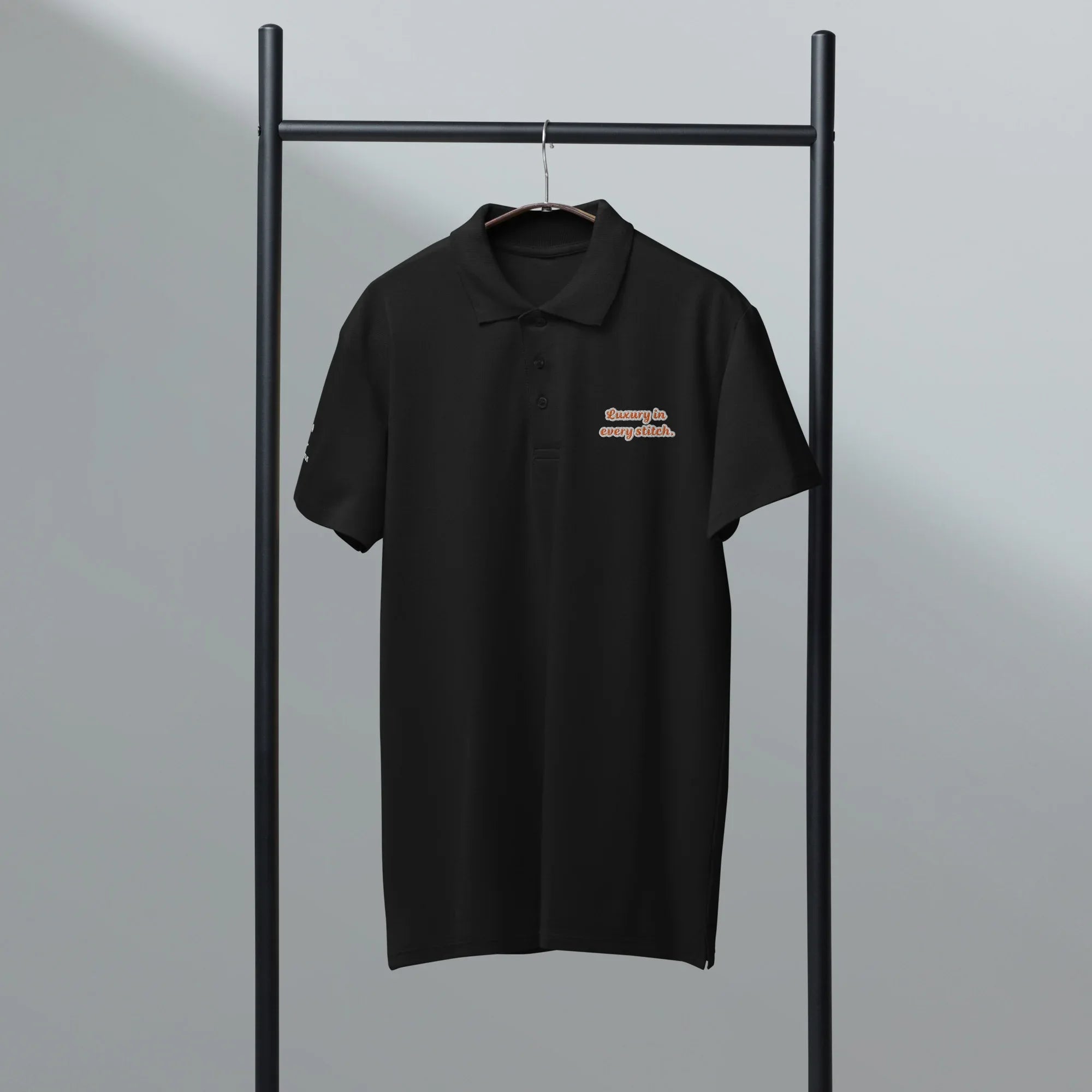 Luxury in every stitch . Unisex Premium Pique Polo Shirt - AwRans Clothing