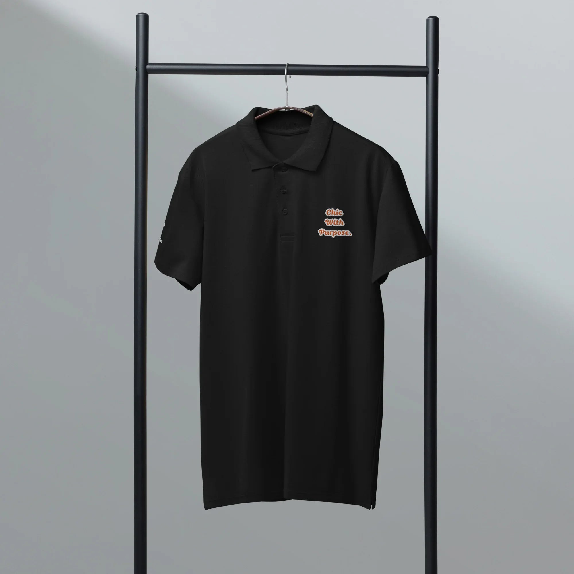 Chic with purpose. Unisex Premium Pique Polo Shirt - AwRans Clothing