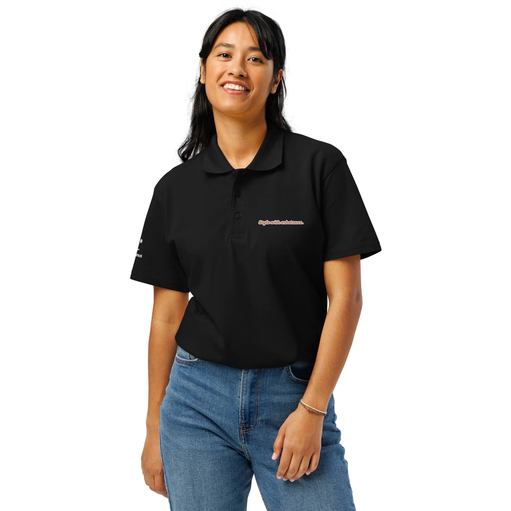 Style with substance. Unisex Premium Pique Polo Shirt - AwRans Clothing