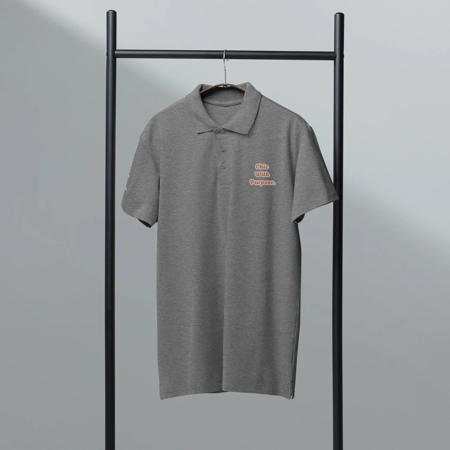 Chic with purpose. Unisex Premium Pique Polo Shirt - AwRans Clothing