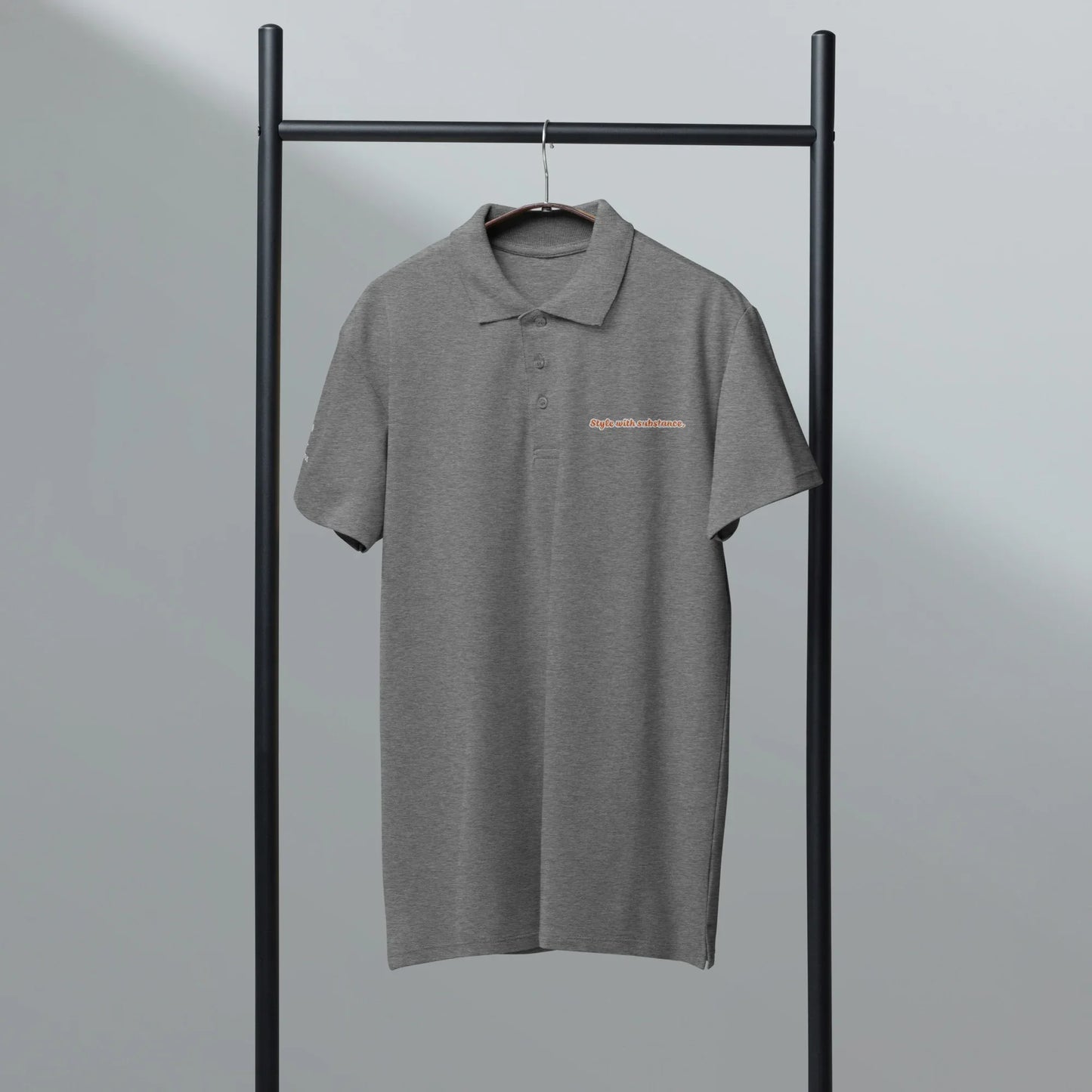 Style with substance. Unisex Premium Pique Polo Shirt - AwRans Clothing