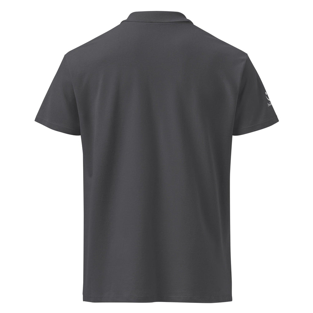 Style with substance. Unisex Premium Pique Polo Shirt polo shirt AwRans Clothing unisex-premium-pique-polo-shirt-mouse-grey-back-67ba6a1aacca6