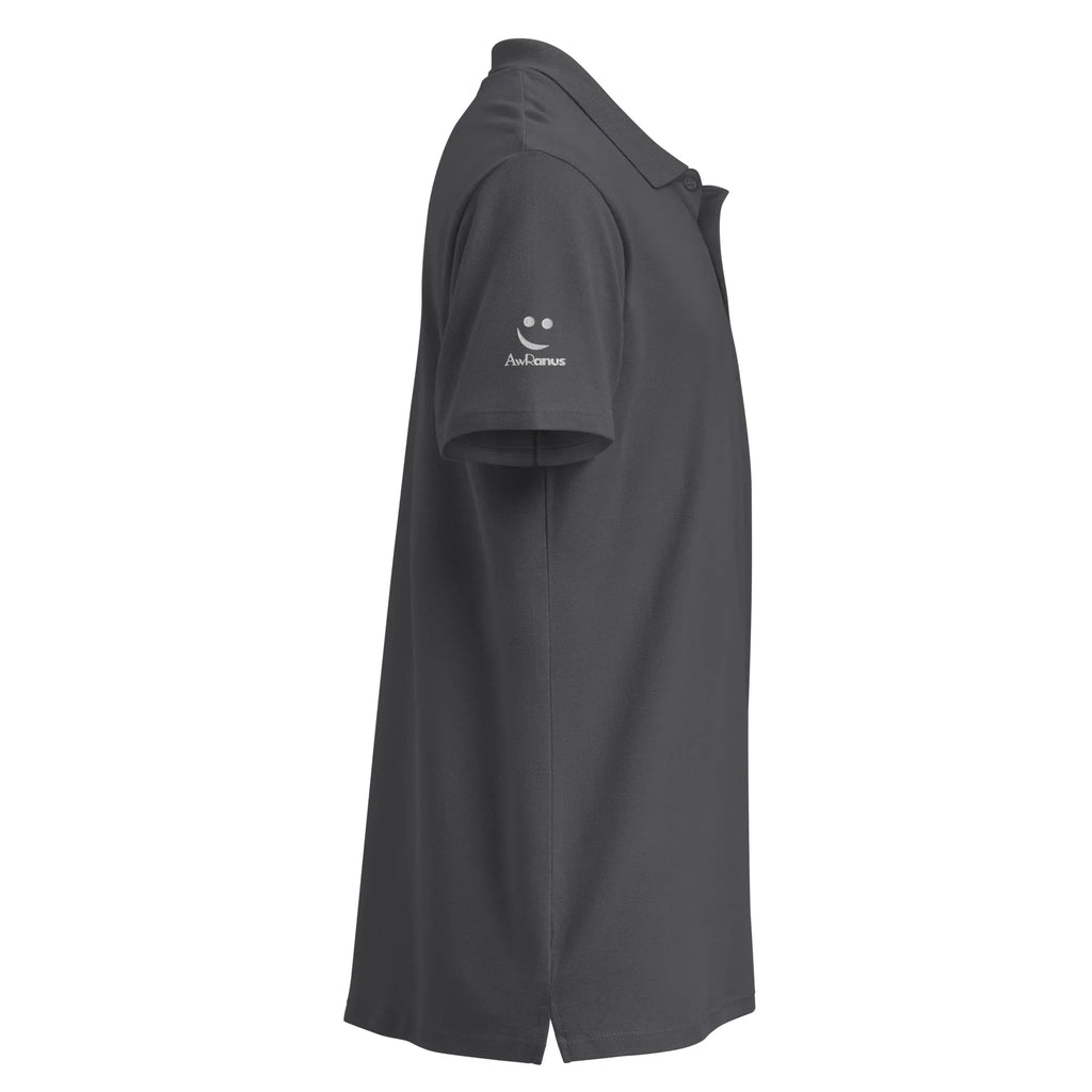 Sleek. Smart. Sophisticated. Unisex Premium Pique Polo Shirt polo shirt AwRans Clothing unisex-premium-pique-polo-shirt-mouse-grey-right-67ba6a7196dfc