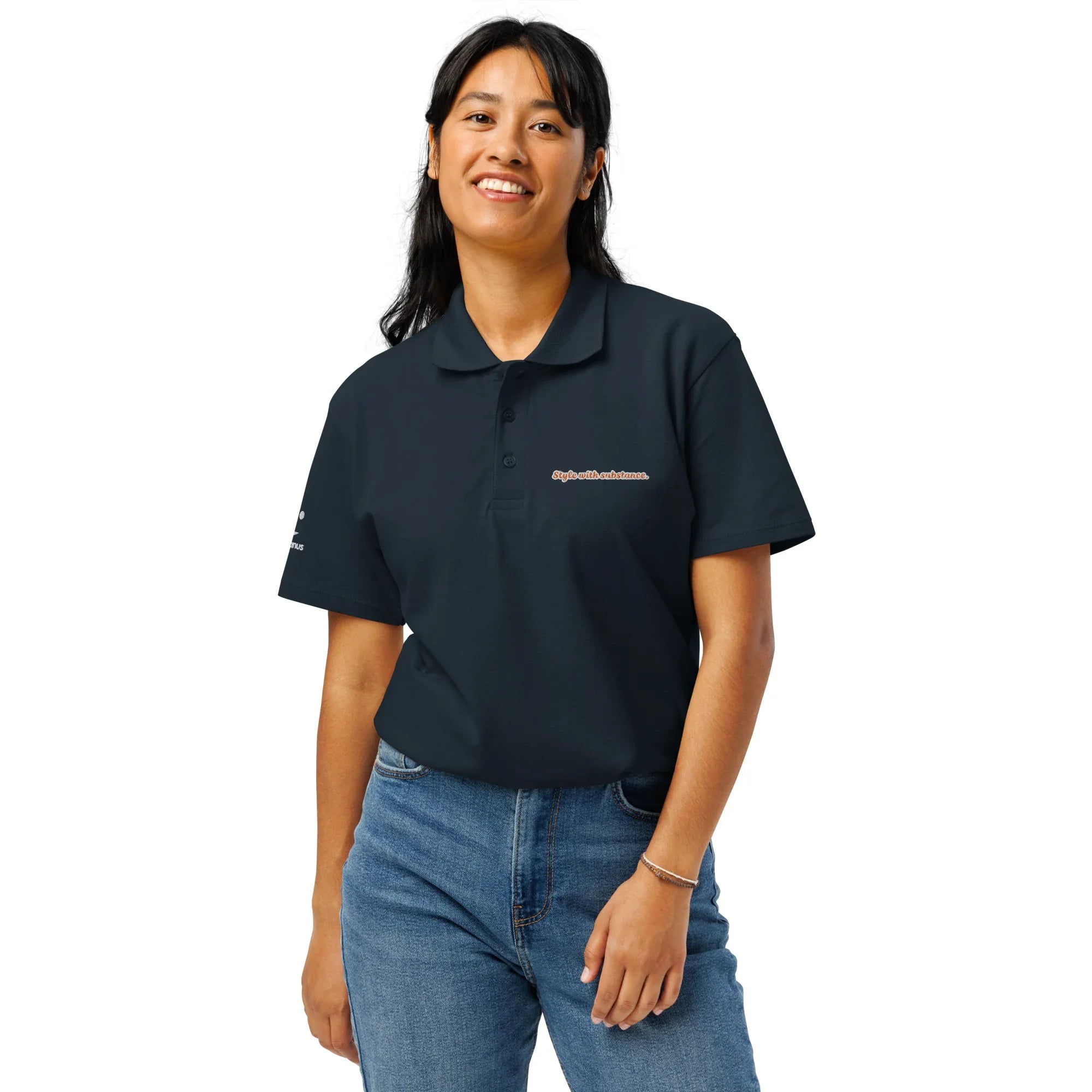 Style with substance. Unisex Premium Pique Polo Shirt - AwRans Clothing