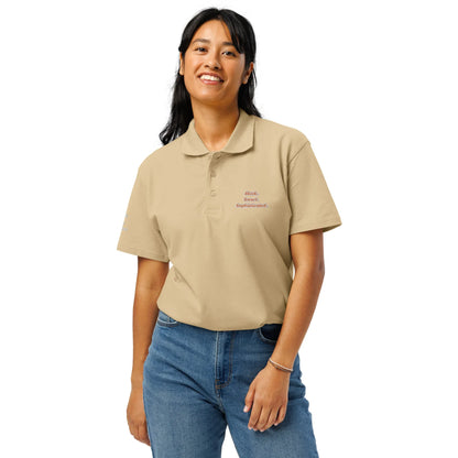 Sleek. Smart. Sophisticated. Unisex Premium Pique Polo Shirt - AwRans Clothing