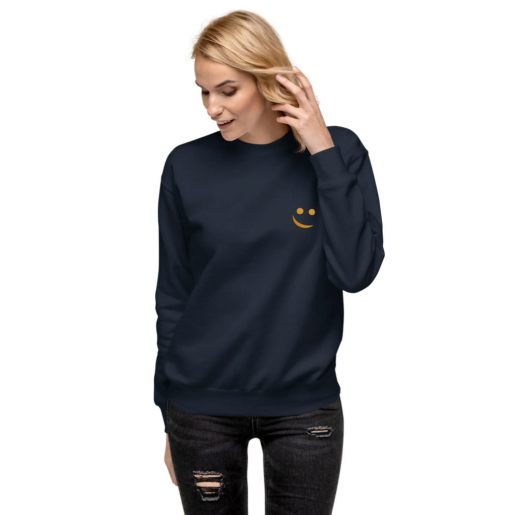 RS | Premium Sweatshirt Navy Blazer Sweatshirt AwRans Clothing unisex-premium-sweatshirt-navy-blazer-front-65a972a131ffc