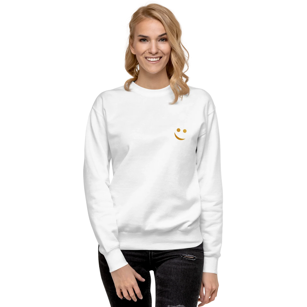 RS | Premium Sweatshirt Sweatshirt AwRans Clothing unisex-premium-sweatshirt-white-front-2-65a972a13506b