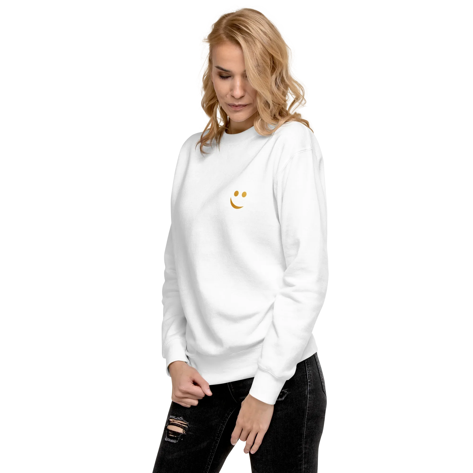 RS | Premium Sweatshirt Sweatshirt AwRans Clothing unisex-premium-sweatshirt-white-left-front-65a972a1359ff