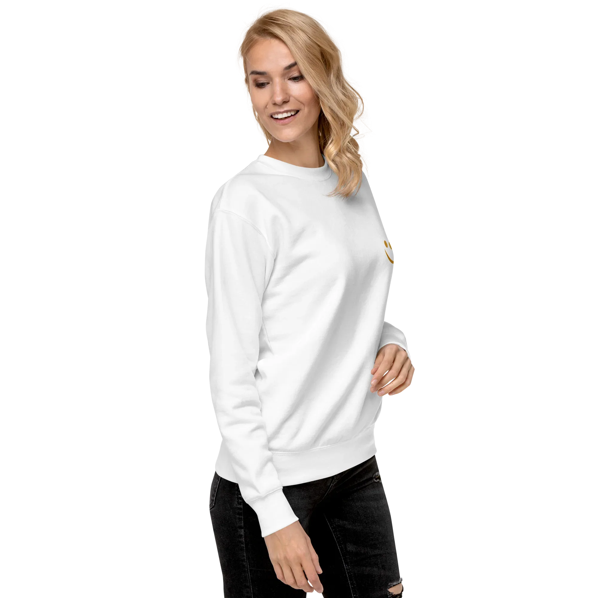 RS | Premium Sweatshirt Sweatshirt AwRans Clothing unisex-premium-sweatshirt-white-right-front-65a972a136410