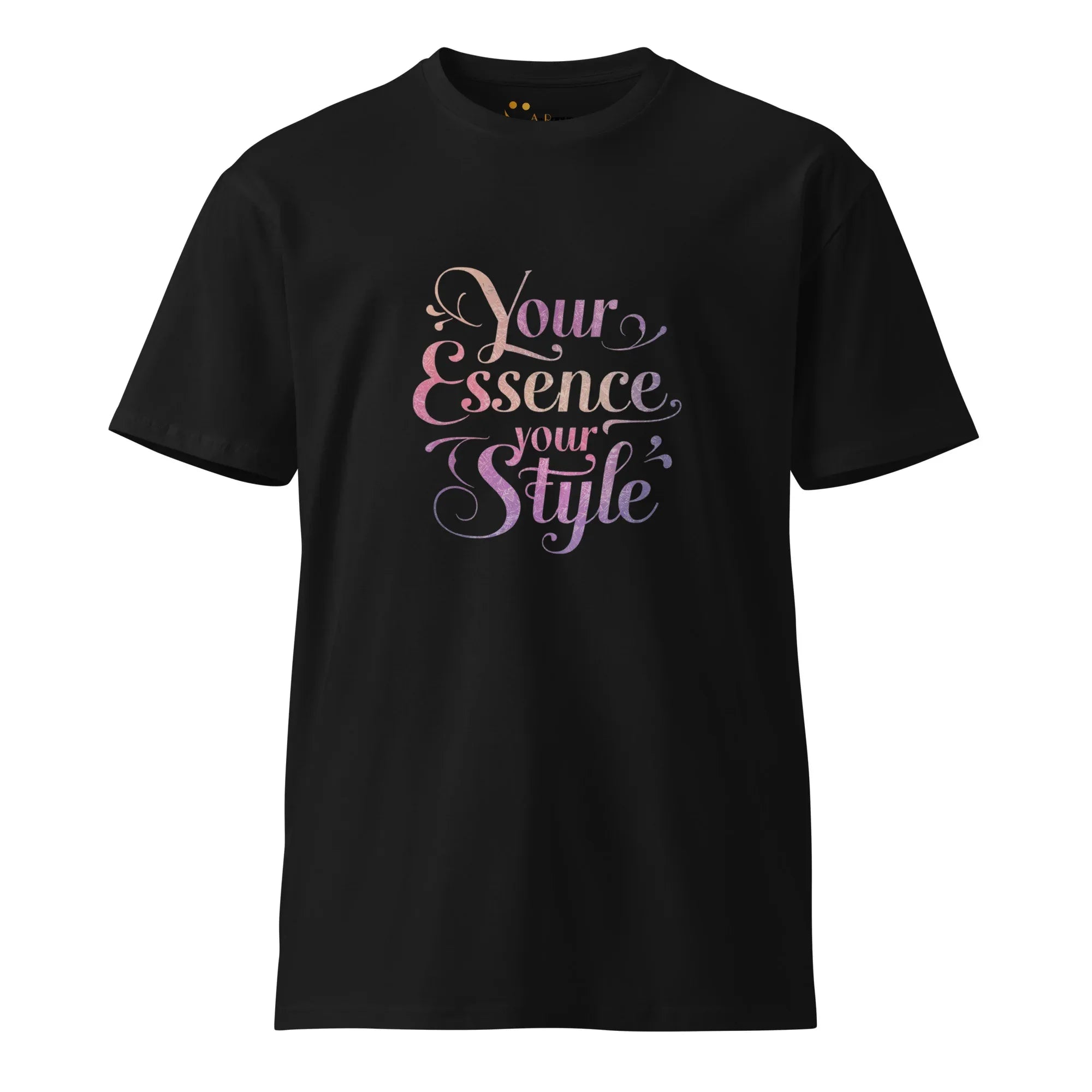 Women's Premium T-Shirt Your Essence Your Style T-Shirt AwRans Clothing unisex-premium-t-shirt-black-front-6794c469e91e9