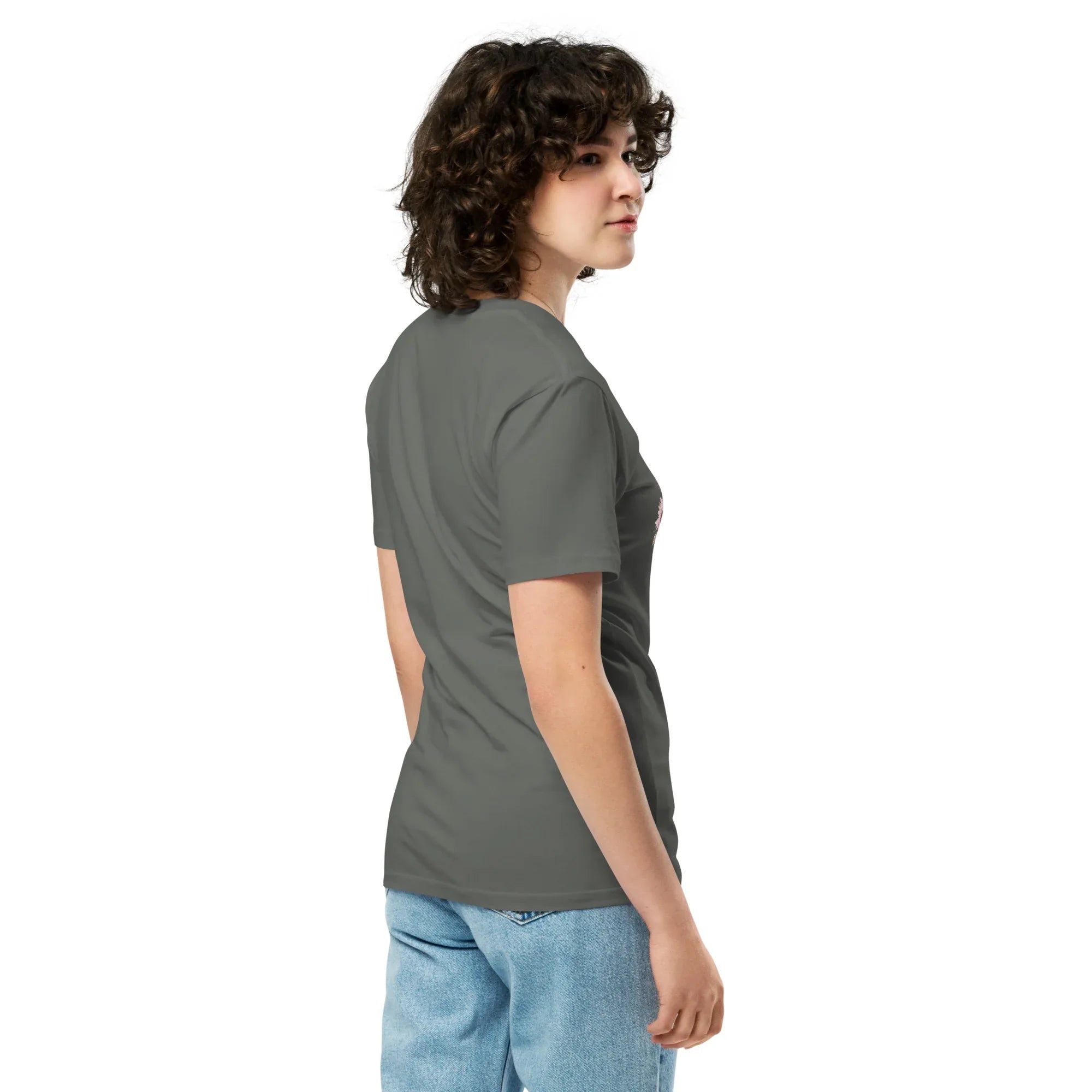 Women's Premium T-Shirt | Effortlessly Exceptional T-Shirt AwRans Clothing unisex-premium-t-shirt-charcoal-right-6794f3511bee8