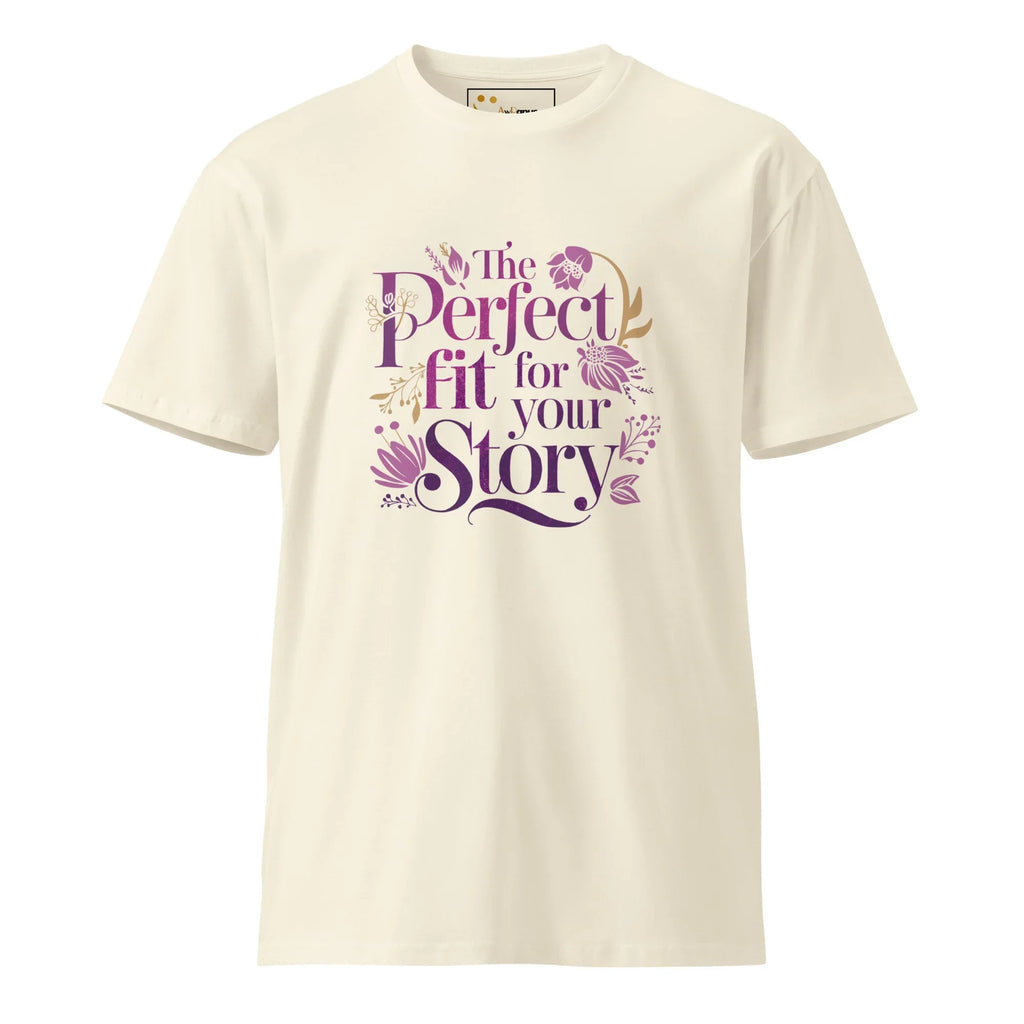 Women's Premium T-Shirt | The Perfect Fit For Your Story T-Shirt AwRans Clothing unisex-premium-t-shirt-natural-front-6794c77e11b6d