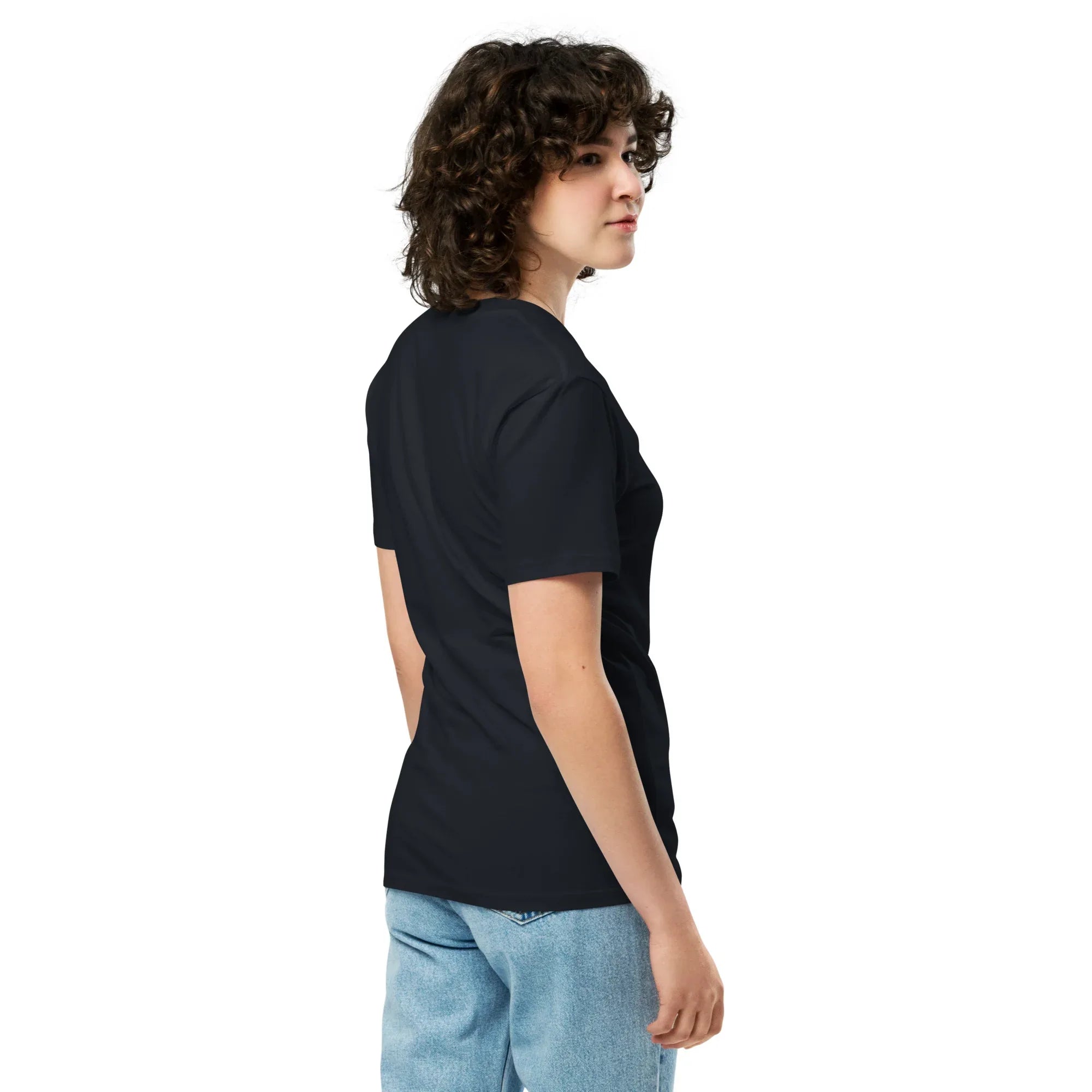 Women's Premium T-Shirt Your Essence Your Style T-Shirt AwRans Clothing unisex-premium-t-shirt-navy-right-6794c469ef6c3