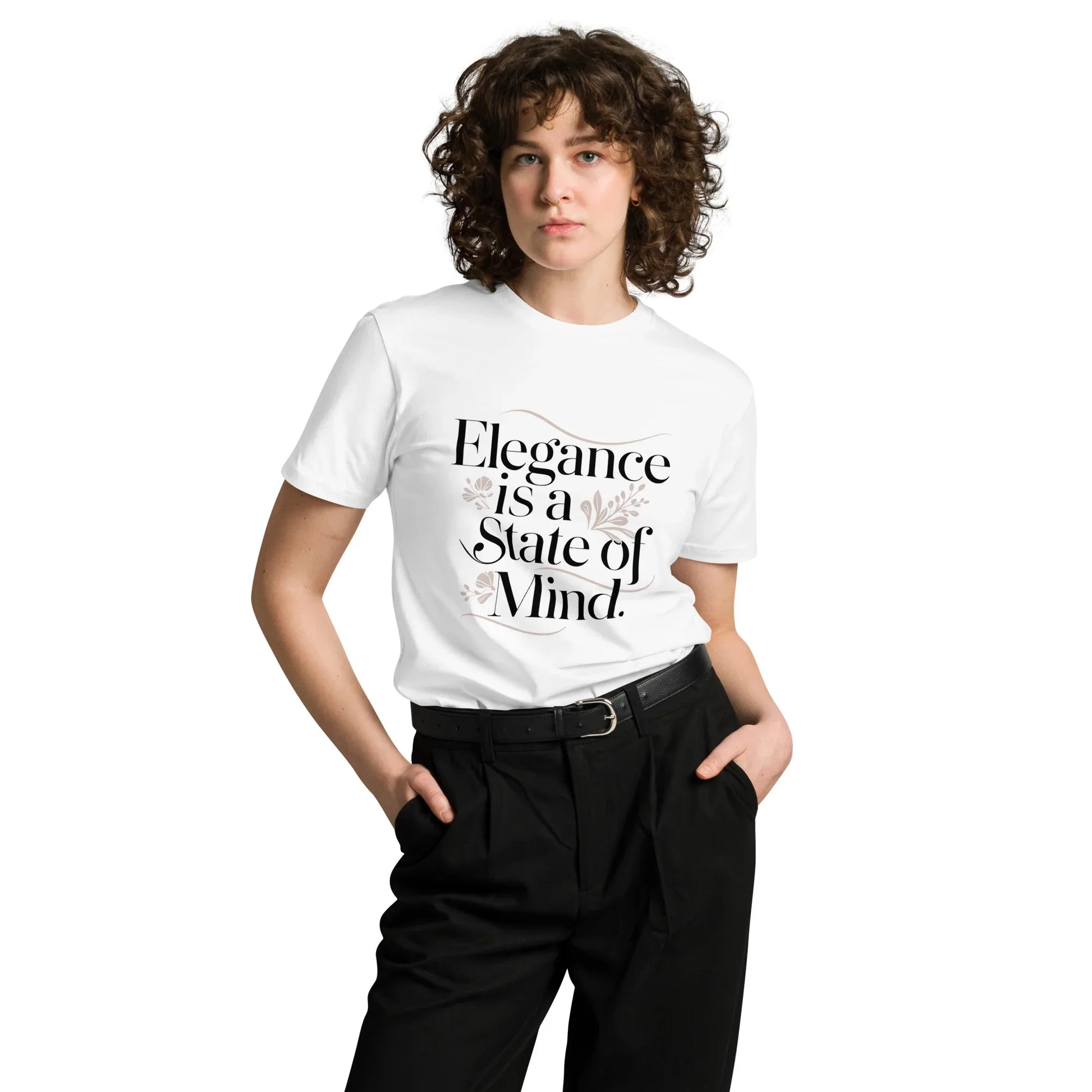 Women's Premium T-Shirt | Elegance Is A State Of Mind. - AwRans Clothing