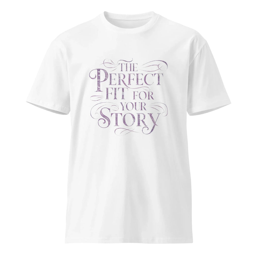 Women's Premium T-Shirt | The Perfect Fit For Your Story T-Shirt AwRans Clothing unisex-premium-t-shirt-white-front-6794f408b4c66