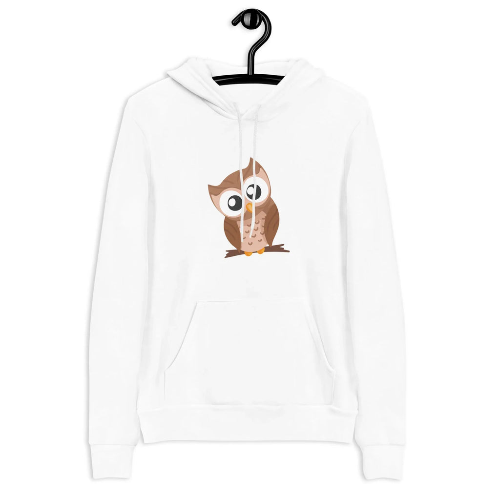 Women's | Owl Hoodie Hoodie AwRans Clothing unisex-pullover-hoodie-white-front-65b2dda3cbf6c