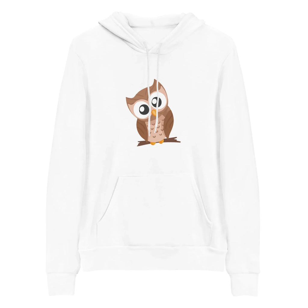 Women's | Owl Hoodie Hoodie AwRans Clothing unisex-pullover-hoodie-white-front-65b2dda3cc1a8