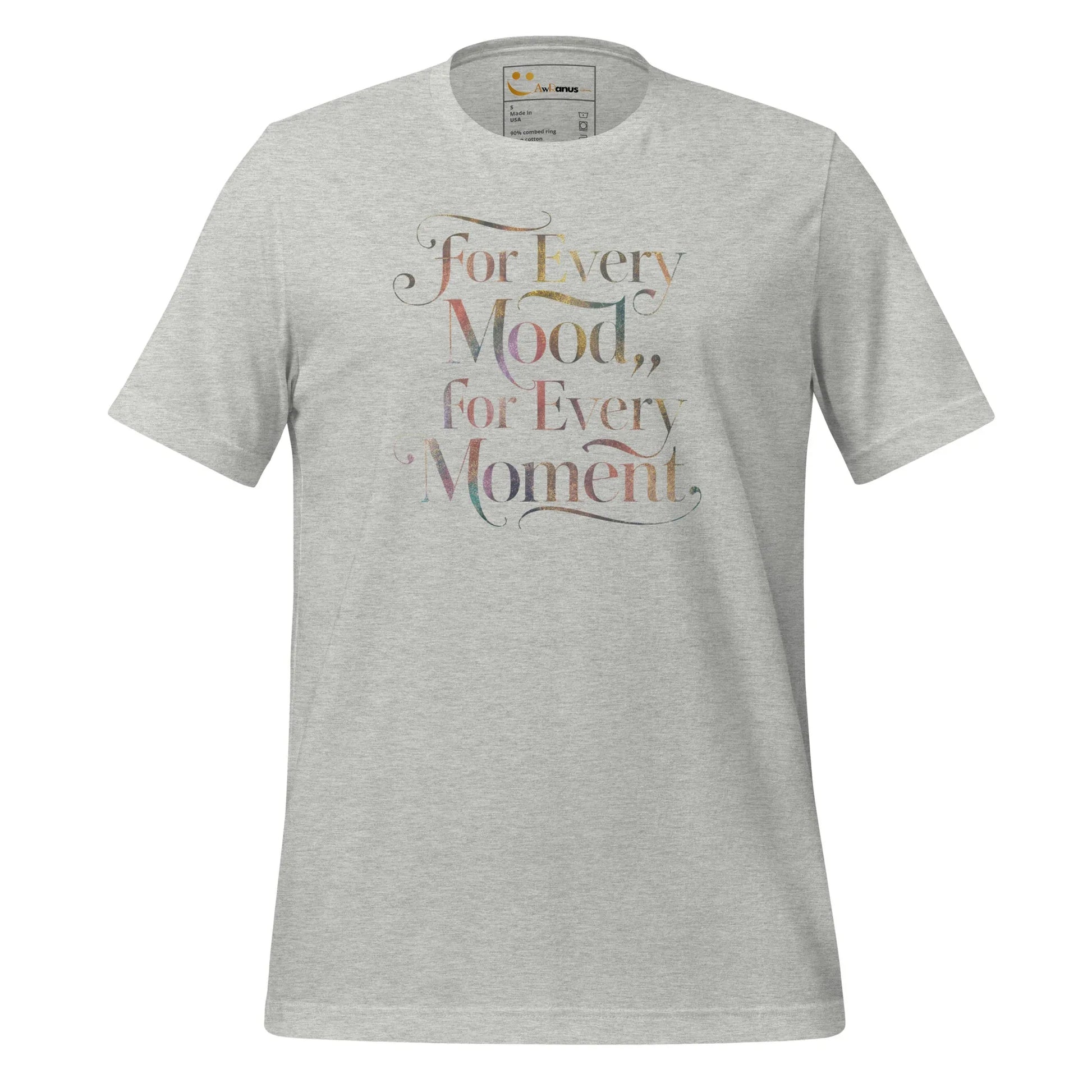 Women's T-Shirt | For Every Mood For Every Moment - AwRans Clothing