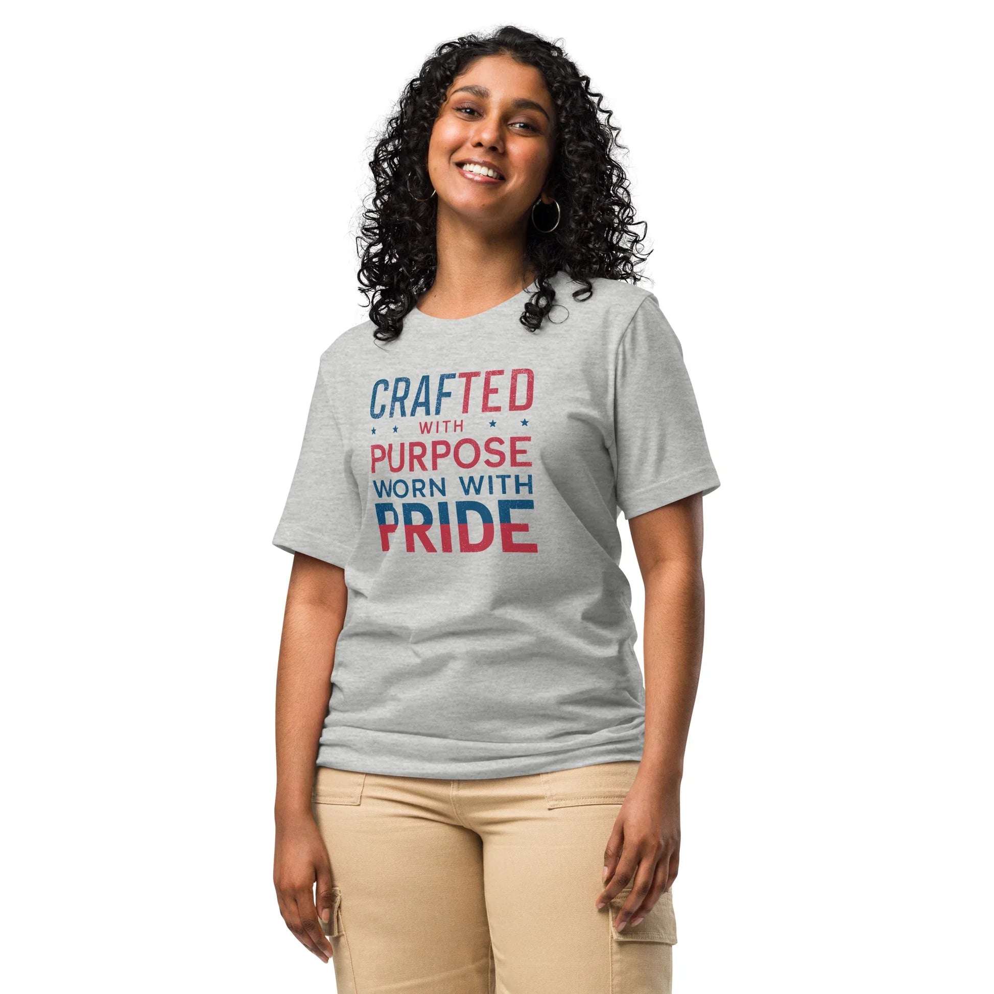 Women's T-Shirt | Crafted With Purpose Worn With Pride - AwRans Clothing