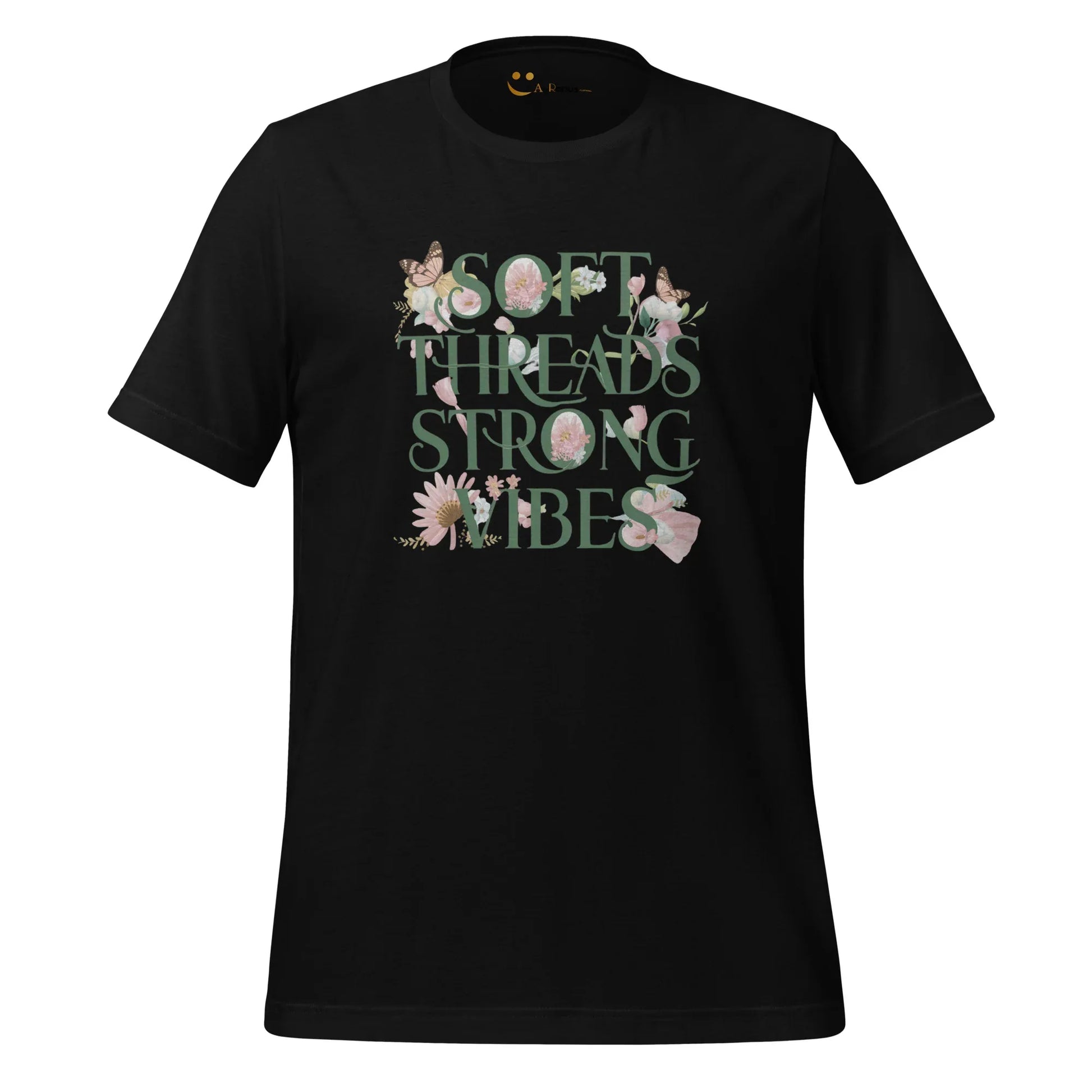 Women's T-Shirt | Soft Threads Strong Vibes - AwRans Clothing