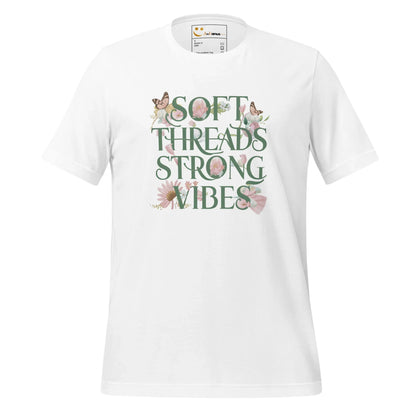 Women's T-Shirt | Soft Threads Strong Vibes - AwRans Clothing