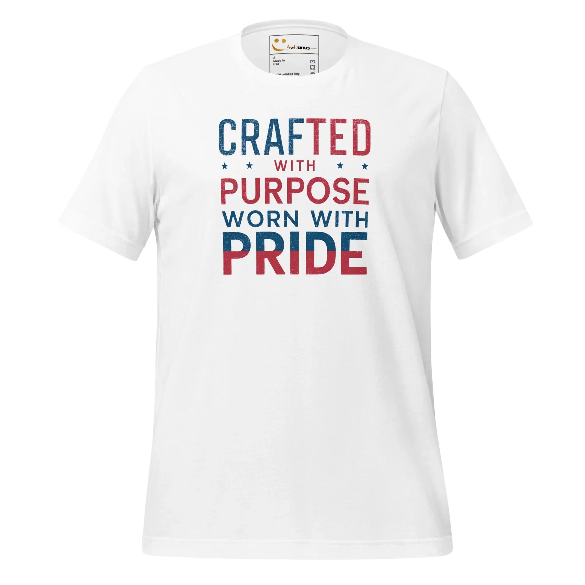 Women's T-Shirt | Crafted With Purpose Worn With Pride - AwRans Clothing
