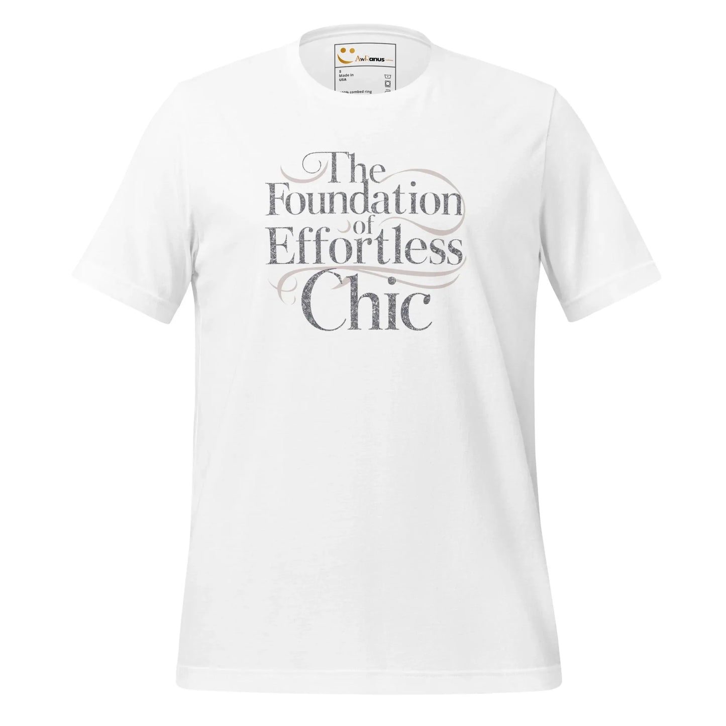 Women's T-Shirt | The Foundation Out Effortless Chic - AwRans Clothing