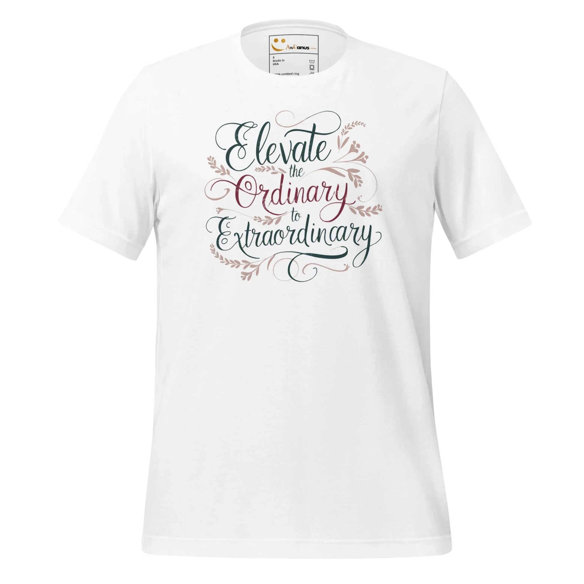 Women's T-Shirt | Elevate The Ordinary To Extraordinary. - AwRans Clothing