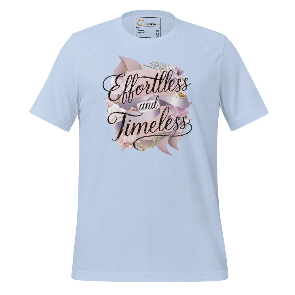 Women's T-Shirt | Effortless And Timeless Women's t-shirt AwRans Clothing unisex-staple-t-shirt-baby-blue-front-679a43e3ae8bf