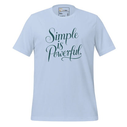 Women's T-Shirt | Simple Is Powerful - AwRans Clothing