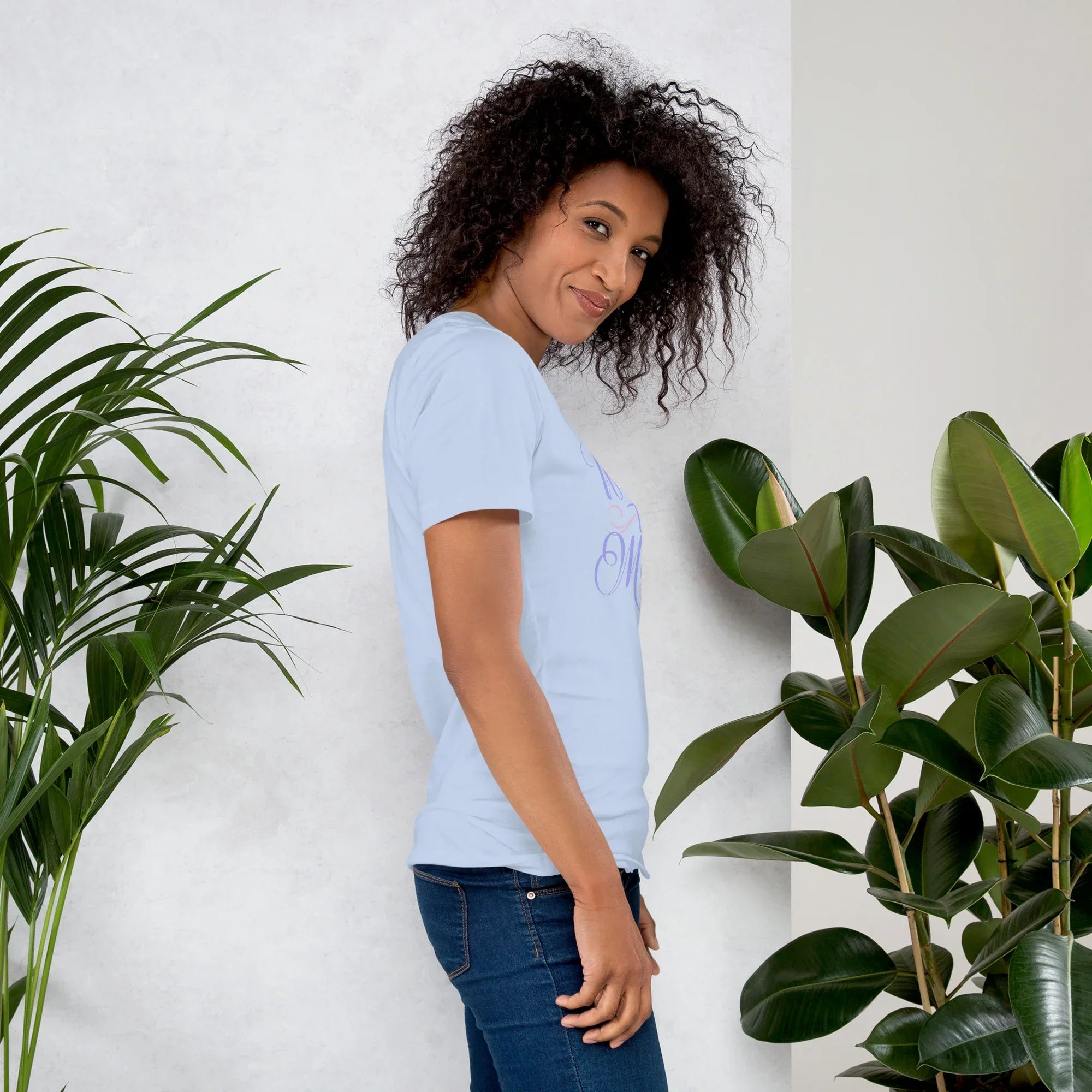 Women's T-Shirt | Wear The Moment Women's t-shirt AwRans Clothing unisex-staple-t-shirt-baby-blue-right-6799e6540ae55