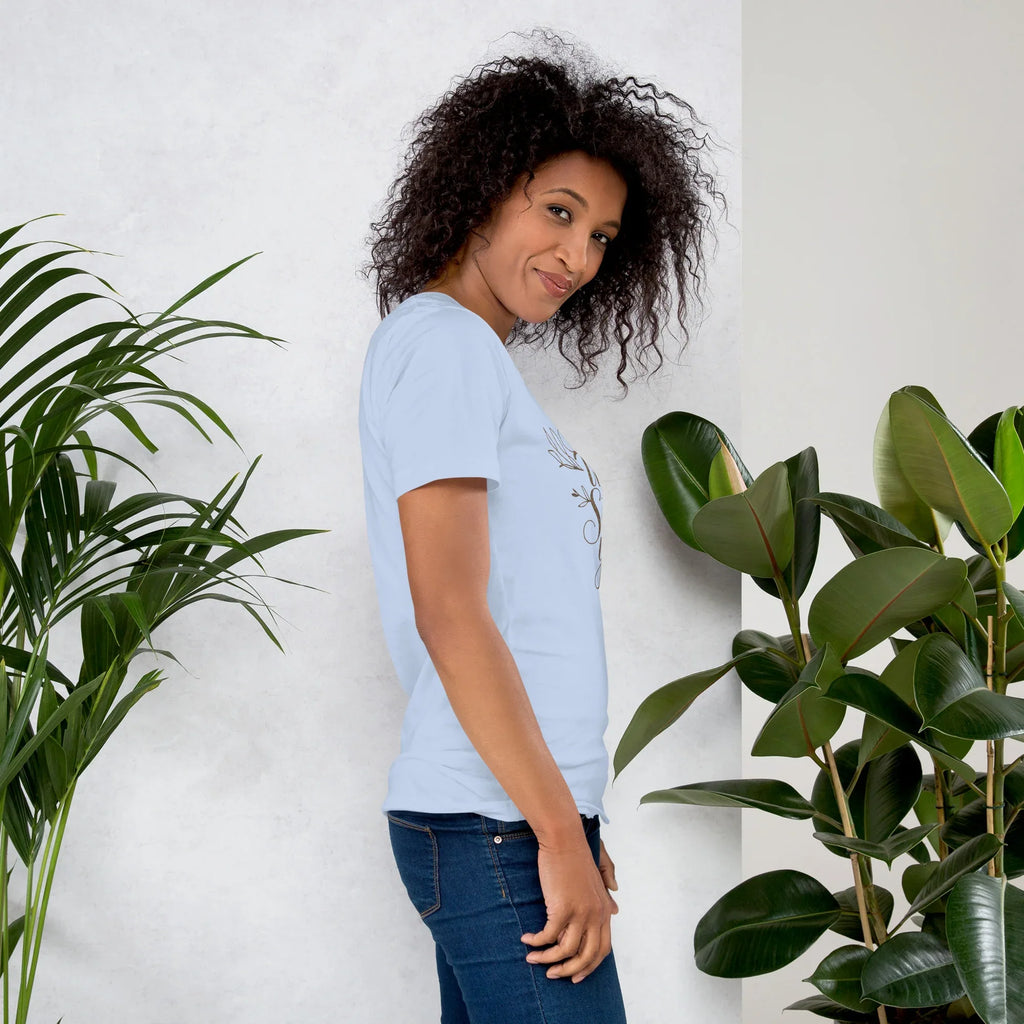 Women's T-Shirt | Stay True,Stay You. Women's t-shirt AwRans Clothing unisex-staple-t-shirt-baby-blue-right-679bbce264208