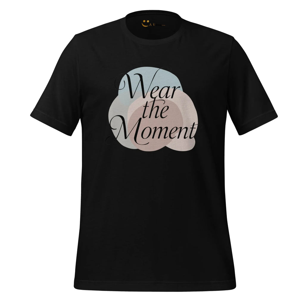 Women's T-Shirt | Wear The Moment Women's t-shirt AwRans Clothing unisex-staple-t-shirt-black-front-679a490981f9a