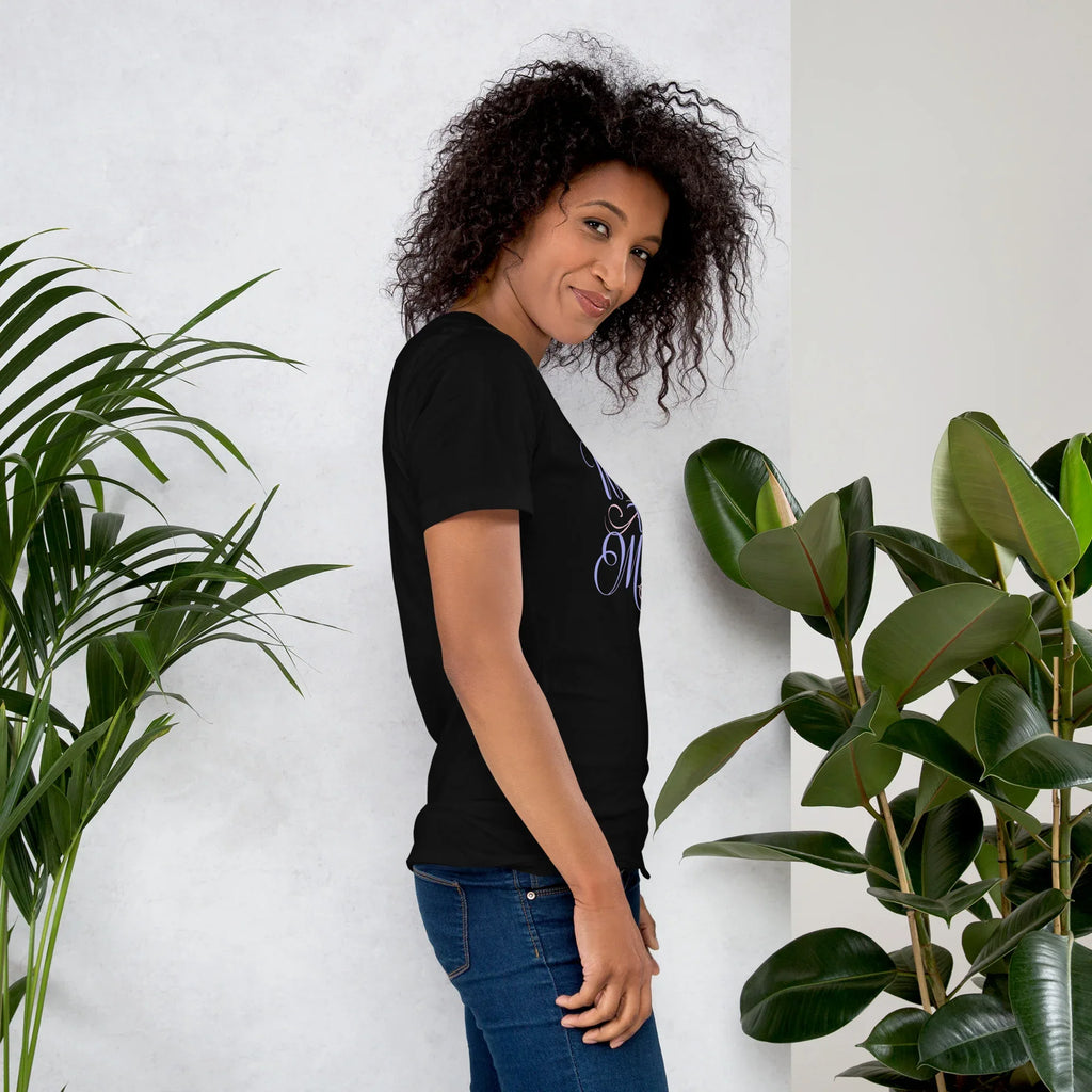 Women's T-Shirt | Wear The Moment Women's t-shirt AwRans Clothing unisex-staple-t-shirt-black-right-6799e6529dece