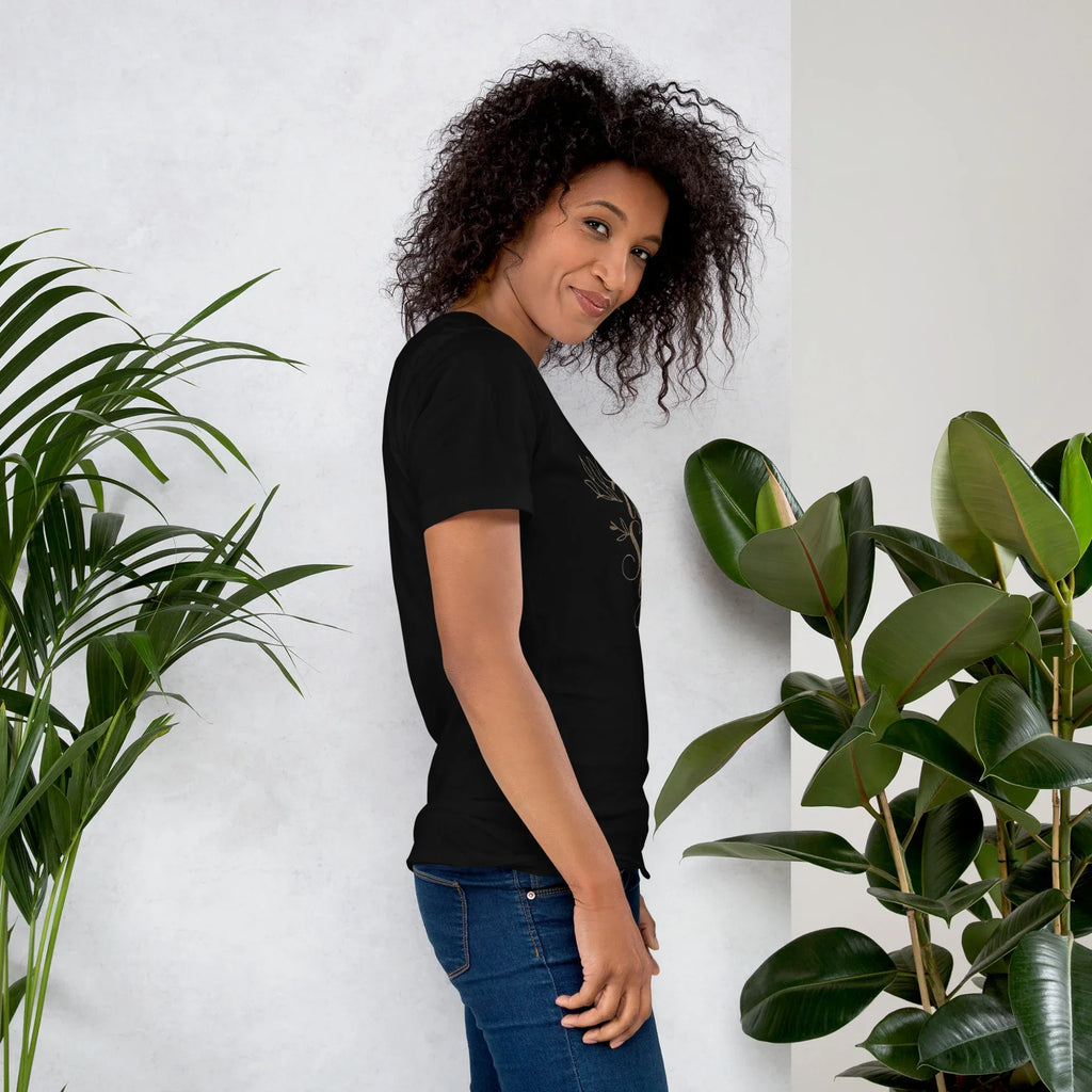 Women's T-Shirt | Stay True,Stay You. Women's t-shirt AwRans Clothing unisex-staple-t-shirt-black-right-679bbce138649